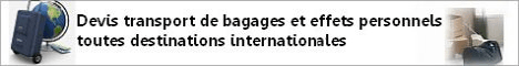 transporteurs internationaux - transitaire export - le transport de bagages vers toutes destinations mondiales sur tous les continents. 